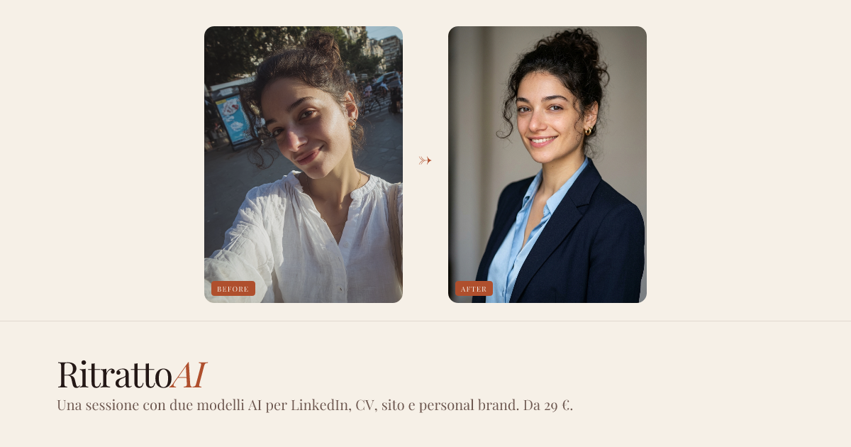 Preview image published by ritrattoai.it